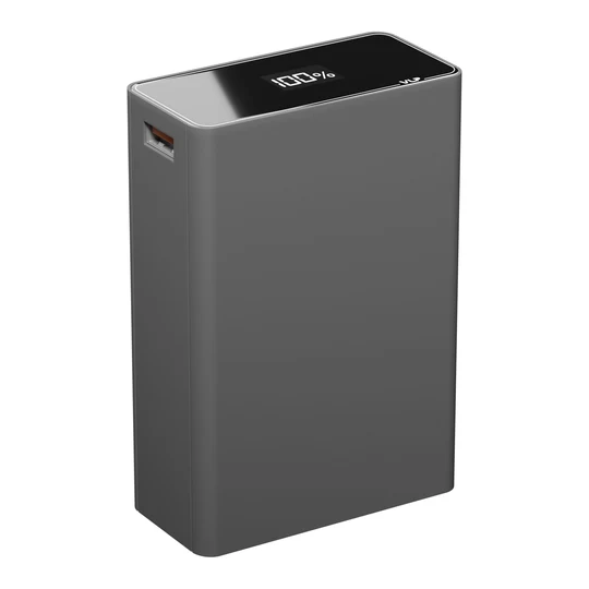 Аккумулятор внешний VLP B-Energy 20000 mAh 65W, USB-C, USB-A  Steel gray