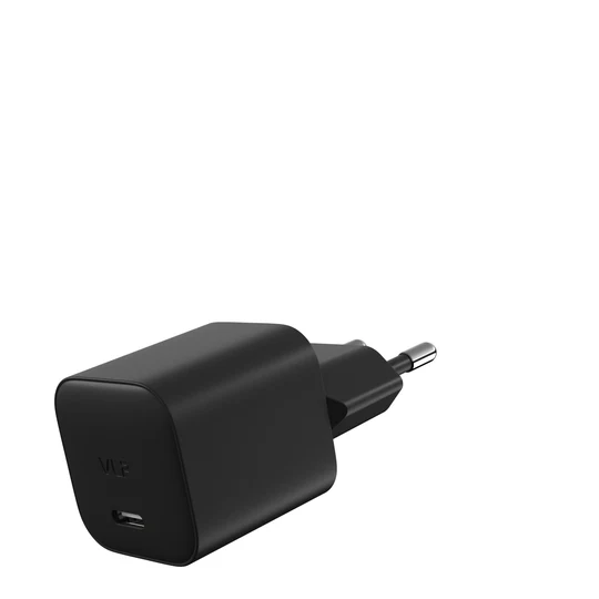 Сетевое зарядное устройство VLP LITE Charge Mini 25Вт USB-C, PD, PPS Чёрный