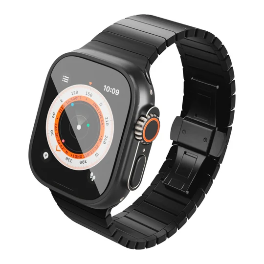 Ремешок VLP Titanium Band для Apple Watch 42/44/45/46/49 Чёрный