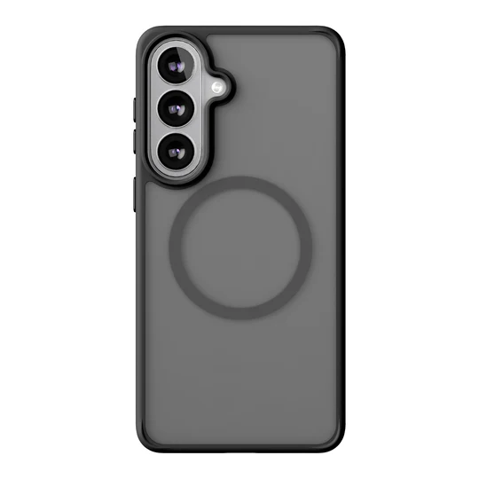 Чехол VLP LITE Bloom Case с MagSafe для Samsung Galaxy S26 Plus Чёрный