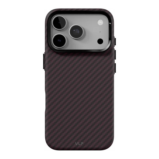 Чехол VLP LITE Grid Case с MagSafe для iPhone 18 Pro Темно-вишневый