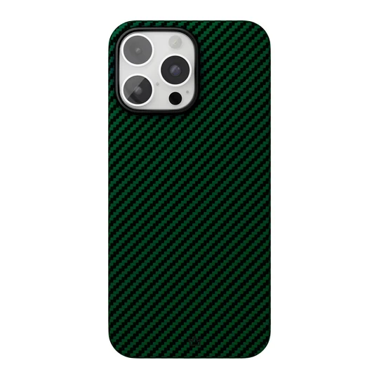 Чехол VLP Kevlar Case с MagSafe для iPhone 16 Pro Зелёный