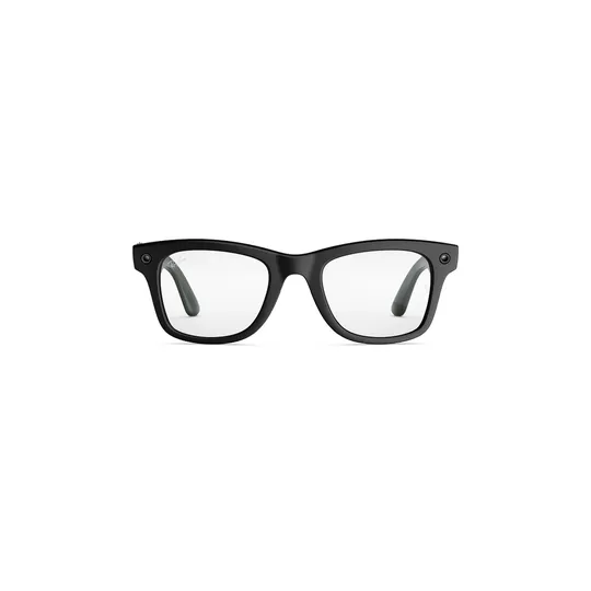 Умные очки Ray-Ban Wayfarer (Gen 3) Чёрный матовый, прозрачные, стандартный Умные очки Ray-Ban Wayfarer (Gen 3) Чёрный матовый, прозрачные, стандартный
