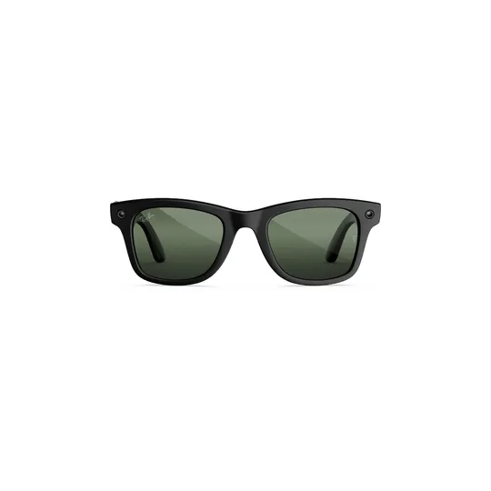 Умные очки Ray-Ban Wayfarer (Gen 3) Чёрный матовый, фотохромные Transitions графитово-зелёные, стандартный Умные очки Ray-Ban Wayfarer (Gen 3) Чёрный матовый, фотохромные Transitions графитово-зелёные, стандартный