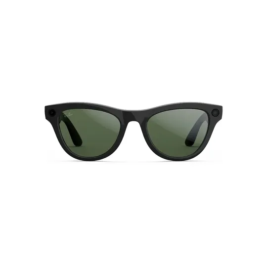 Умные очки Ray-Ban Skyler (Gen 2) Чёрный глянцевый, фотохромные Transitions графитово-зелёные Умные очки Ray-Ban Skyler (Gen 2) Чёрный глянцевый, фотохромные Transitions графитово-зелёные