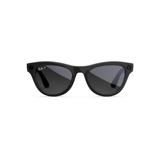 Умные очки Ray-Ban Skyler (Gen 2) Чёрный глянцевый, поляризационные графитовые с градиентом Умные очки Ray-Ban Skyler (Gen 2) Чёрный глянцевый, поляризационные графитовые с градиентом
