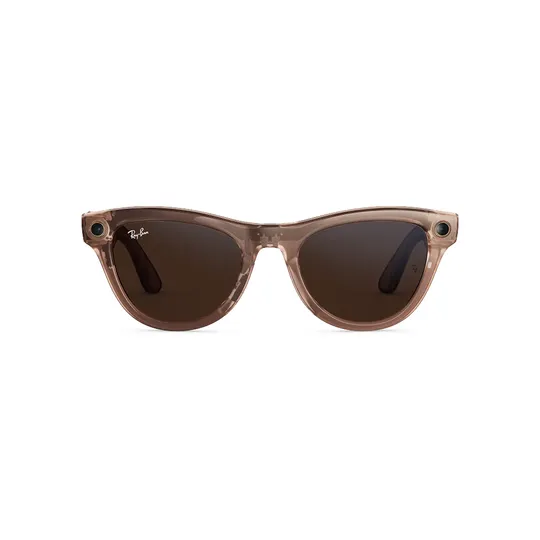 Умные очки Ray-Ban Skyler (Gen 2) Персиковый, фотохромные Transitions коричневые Умные очки Ray-Ban Skyler (Gen 2) Персиковый, фотохромные Transitions коричневые